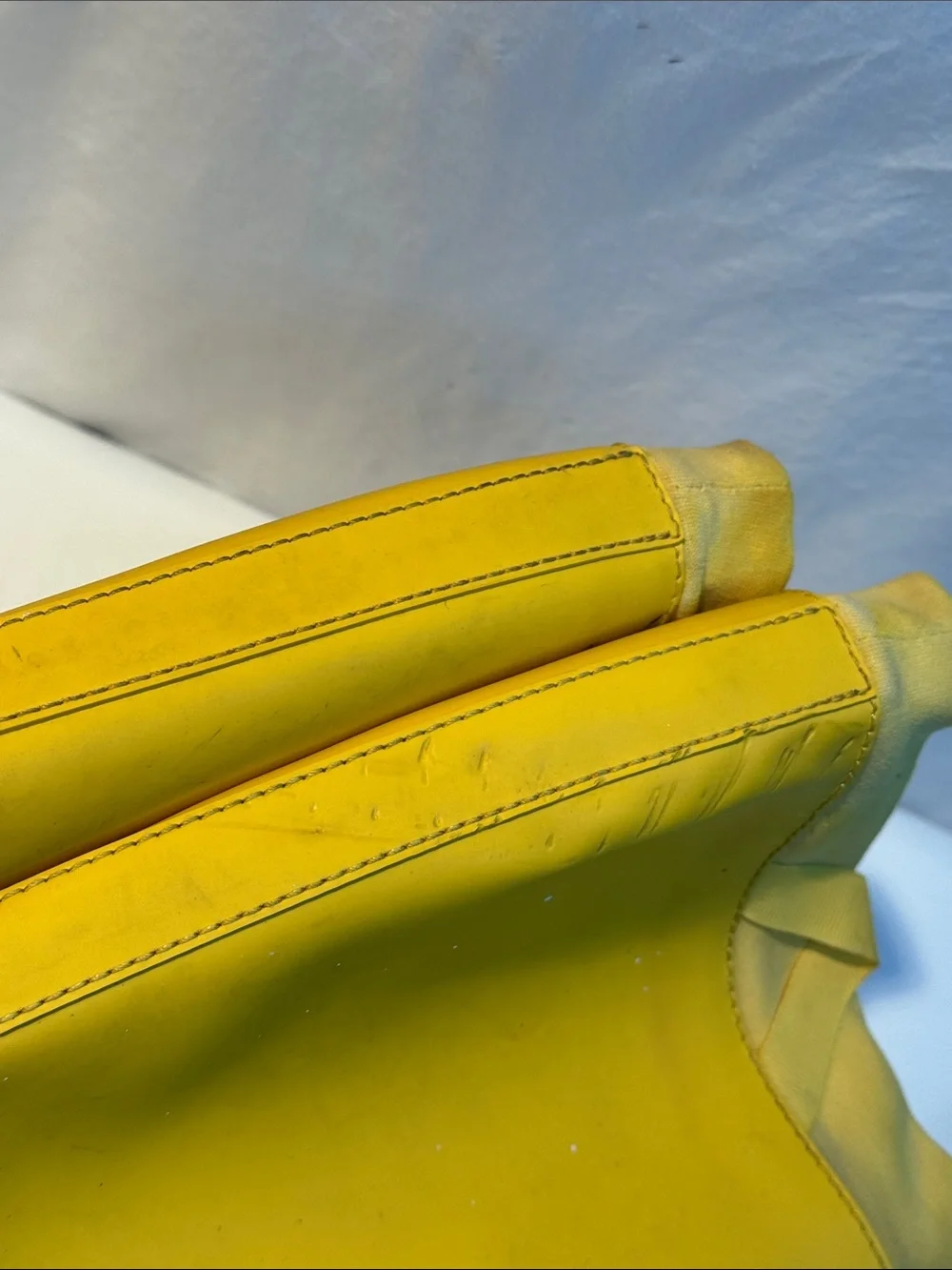 CROCS Tall Yellow Waterproof Rain Boots
